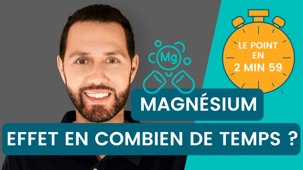 au bout de combien de temps le magnésium fait effet Podcast Nutrastream santé naturelle