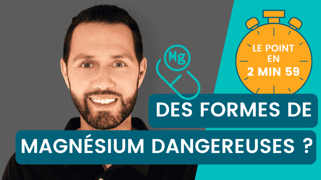 Chlorure et sulfate de magnésium, danger ? Le point en 2 minutes 59 avec Nutrastream