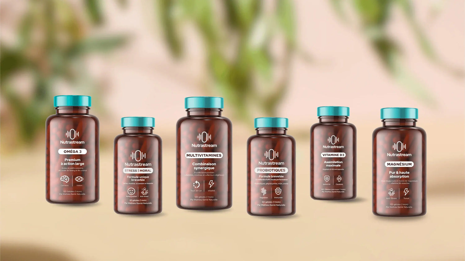 Illustration des produits Nutrastream sur ordinateur