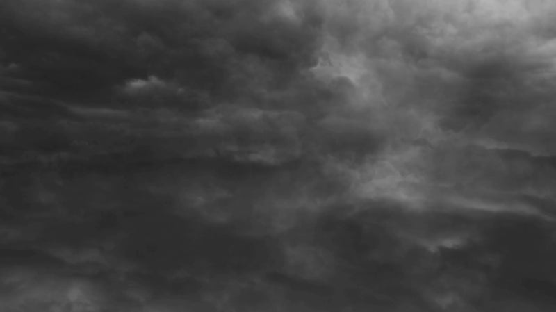 Ciel orageux représentant le stress